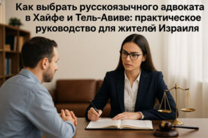 Как выбрать русскоязычного адвоката в Хайфе и Тель-Авиве: практическое руководство для жителей Израиля